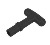 T-Shaped Grip, Replacement Paddle Board Handle, 15x5cm Ergonomic Boat Oar Grip for Kayak Canoe, Heavy-Duty ABS Control Accessory, Paddle Equipment with Anti-Slip Design, Water Sports Tool