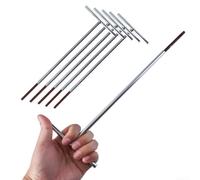 T shaped Hex Wrench Set for Torx Screws through T40 Compatible with H3 H4 H5 H6 Alloy Steel Inner Spanner Hand Tool for Precision Repair (H4)