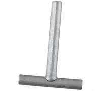 T shaped metal wrench for valve screw clearance tuning on single and twin cylinder motorcycle engines with 3mm 3.5mm 4mm sockets