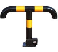 T-Shaped Parking BER Security Post for Private Parking Adjustable Safety Bollard with Wrench Black 55 x 40 cm - Parking Control Solution