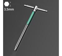 T-Shaped Stainless Steel Hex Key Wrench Set 2-10mm with High-Speed Rotating Sliding Rod, Precision Forged Head for Secure Grip, Ideal(2MM)