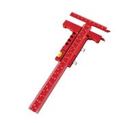 T Shaped Wood Workings Scriber Multifunctional DIY Carpentry Tool Slide Ruler for Home Woodworking Drawing Design Woodworker, with Fine Tuning