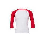 Bella + Canvas Adult 3/4 Sleeve Blended Baseball Tee