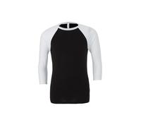 Bella+Canvas T-Shirt Adult 3/4 Sleeve Blended Baseball Tee