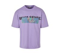 T-shirt 9N1M SENSE Logo Chrome Bleu XL
