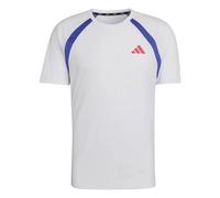 adidas adizero Archive Running shirt Men - white, blue, Size XXL