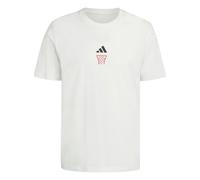 adidas Men's ANX Hoop Graphic T-Shirt, Off White, M