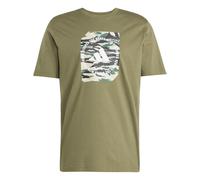adidas Men's CAMO Shape Graphic T-Shirt, Olive strata, M Tall