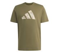 T-shirt adidas Camo Three Bar Logo Vert XL