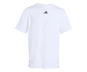T-shirt adidas D4T PrimeLift 3 stripes Blanc XS