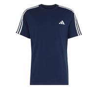 adidas Essentials 3-Stripes Single short sleeve T-shirt navy blue white - XL