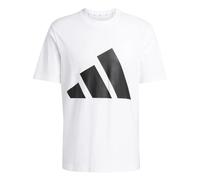 adidas Essentials Big Logo short sleeve T-shirt pure white black - XXL