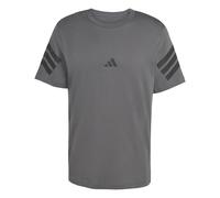 Adidas Future Icons 3 Stripes Short Sleeve T-shirt Grey M / Regular Men