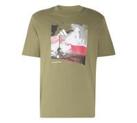 adidas Men's Memories of Sport Outdoor Graphic Shirt, Olive strata, S