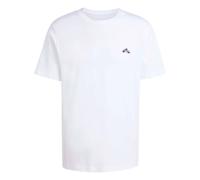 adidas Men's Summer Slide Trim Graphic Shirt, White, S