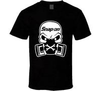 T Shirt Adult Snap On Mechanic Short Sleeve Funny Retirement Mens Tee Gifts Black L