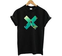 T Shirt Adult The Xx Palm Tree Cross X Brand Coexist Hipster Short Sleeve Funny Retirement Mens Tee Gifts Black XXL