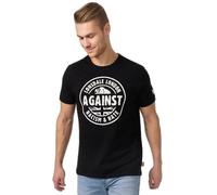 T-shirt against racism Lonsdale Noir M