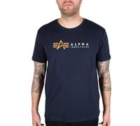 T-shirt Alpha Industries Alpha Label Bleu 3XL