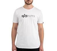 Alpha Industries Label 2 Pack Short Sleeve T-shirt White S Man