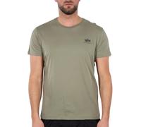 Alpha Industries Backprint T-Shirt for Men Size 3XL - olive/black