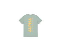 Alpha Industries Men's Backprint T-Shirt, Frost Green, M