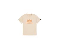 Alpha Industries Basic Short Sleeve T-shirt Beige S Men