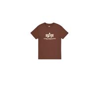 Alpha Industries Basic Bl Short Sleeve T-shirt Brown M Men