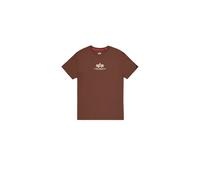 T-shirt Alpha Industries Basic Mid Logo Marron L