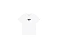 T-shirt Alpha Industries Basic Rubber Blanc XS