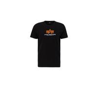 T-shirt Alpha Industries Basic Rubber Noir M