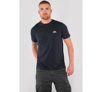 Alpha Industries Basic Small Logo Short Sleeve T-shirt Blue 3XL Men