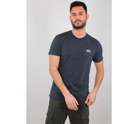 T-shirt Alpha Industries Basic Small Logo Bleu 3XL