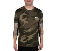 T-shirt Alpha Industries Basic Small Logo Camo Vert M