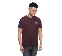 T-shirt Alpha Industries Basic Small Logo Marron S