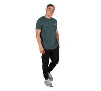 Alpha Industries Basic Small Logo T-Shirt for Men Size 3XL - vintage green