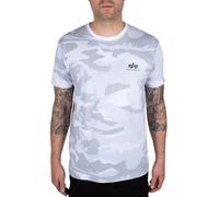 T-shirt Alpha Industries Basic T small logo Blanc 2XL