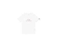 Alpha Industries Basic Tpu Short Sleeve T-shirt White XL Men