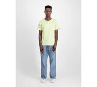 Alpha Industries Basic Big Logo T-Shirt for Men Size L - Arctic Lime