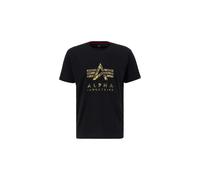 Alpha Industries Camo Tpu T Short Sleeve T-shirt Black M Men