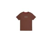 T-shirt Alpha Industries Foam Middle Logo Marron M