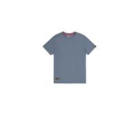 T-shirt Alpha Industries Labe Back Print Bleu M
