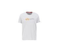 Alpha Industries Alpha Label T-Shirt for Men Size XS - pastel grey