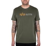 T-shirt Alpha Industries Label T Vert M