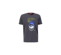 Alpha Industries NASA Orbit T-Shirt for Men Size L - vintage grey