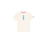 Alpha Industries Alpha Puff Print T-Shirt for Men Size S - vintage white