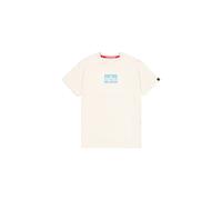 T-shirt Alpha Industries Satin Logo Blanc XL