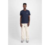 Alpha Industries Signature Puff Print Backprint T-Shirt for Men Size L - rep.blue
