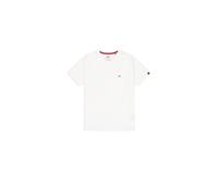 Alpha Industries Waffle Small Logo T-Shirt for Men Size 3XL - white