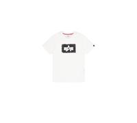 T-shirt Alpha Industries Washed Out Logo Blanc L